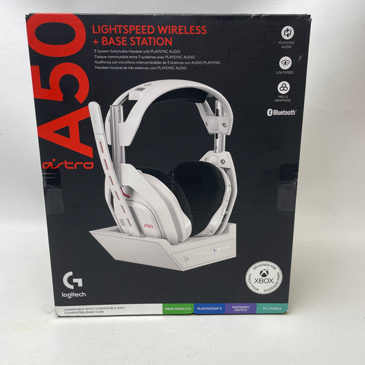 New Logitech Astro A50 Gen 5 LIGHTSPEED Wireless Gaming Headset 939-00222