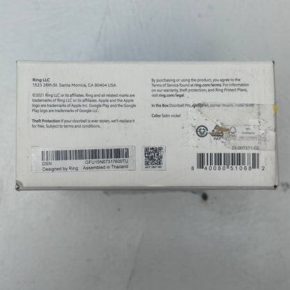 RING Video Doorbell Pro B08M125RNW