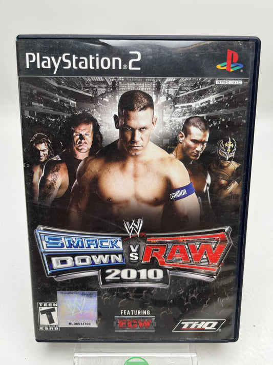 WWE Smackdown vs. Raw 2010 (Sony PlayStation 2 PS2, 2009)