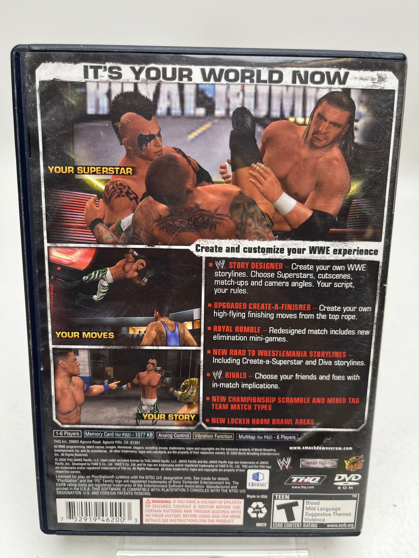 WWE Smackdown vs. Raw 2010 (Sony PlayStation 2 PS2, 2009)