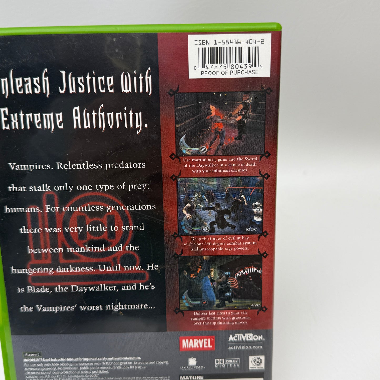 Blade II (Microsoft Xbox, 2002)