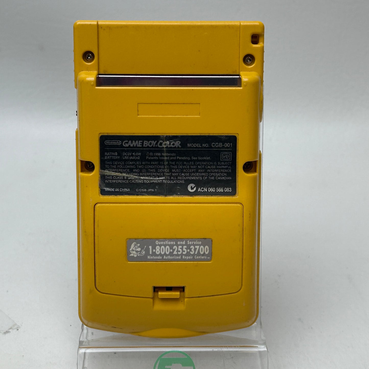 Nintendo Game Boy Color Handheld Game Console CGB-001 Yellow