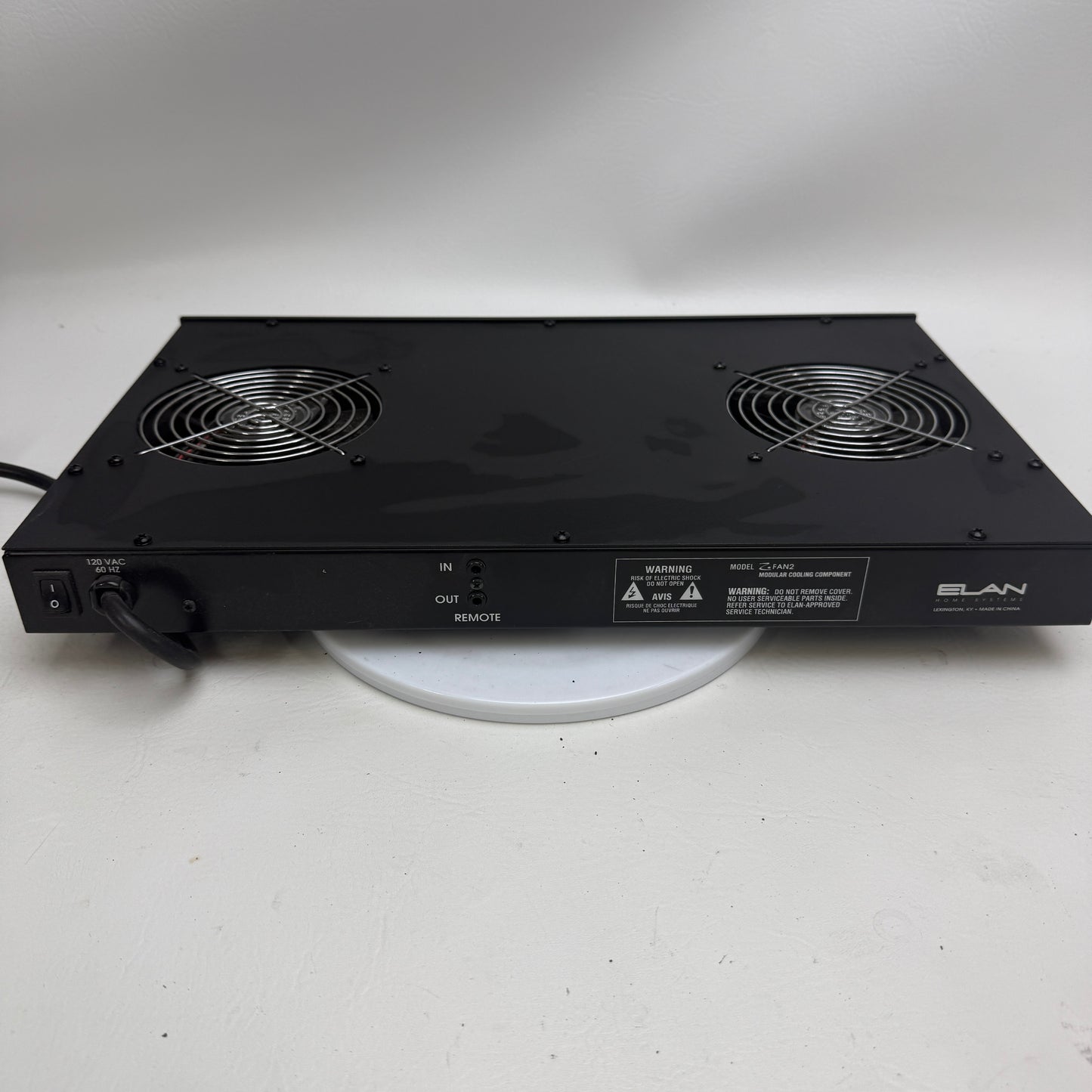 ELAN Z.FAN2 Z-Series Dual-Fan Rack Cooling Module