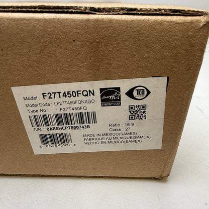 Samsung - T45F 27" Borderless IPS Panel Adjustable Professional FHD Monitor
