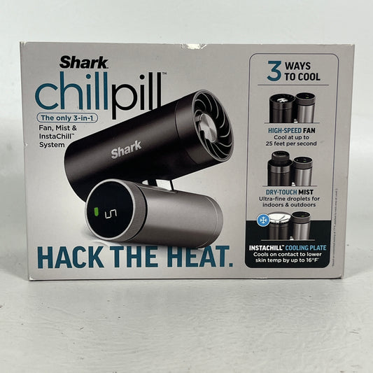 New shark Chill Pill 3-in-1 Personal Cooling System w/Fan FA022