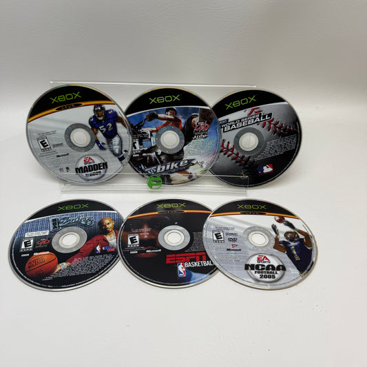 Lot of 6 Game Microsoft Xbox 