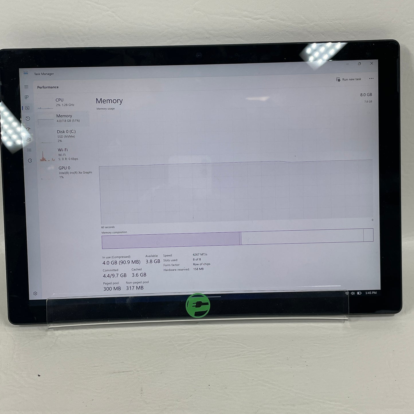 MICROSOFOT SURFACE 7+ 2-in-1 Detachable Tablet 8GB Ram 256SSD VR63J7S
