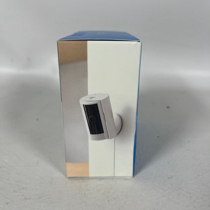 New Ring Indoor Cam 2nd Gen Plug-In 1080p HD WiFi Security Camera White