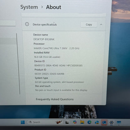 Dell 14 Premium PA14250 14" Core Ultra 7 266V 2.20GHz 8GB RAM 1TB SSD Intel Arc