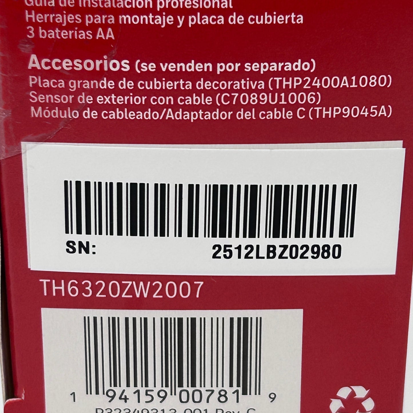 New Honeywell T6 Pro Programmable Thermostat  TH6320W2007