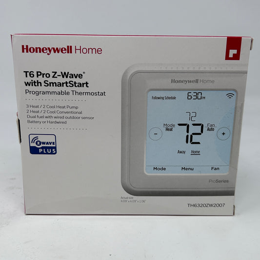 New Honeywell T6 Pro Programmable Thermostat  TH6320W2007