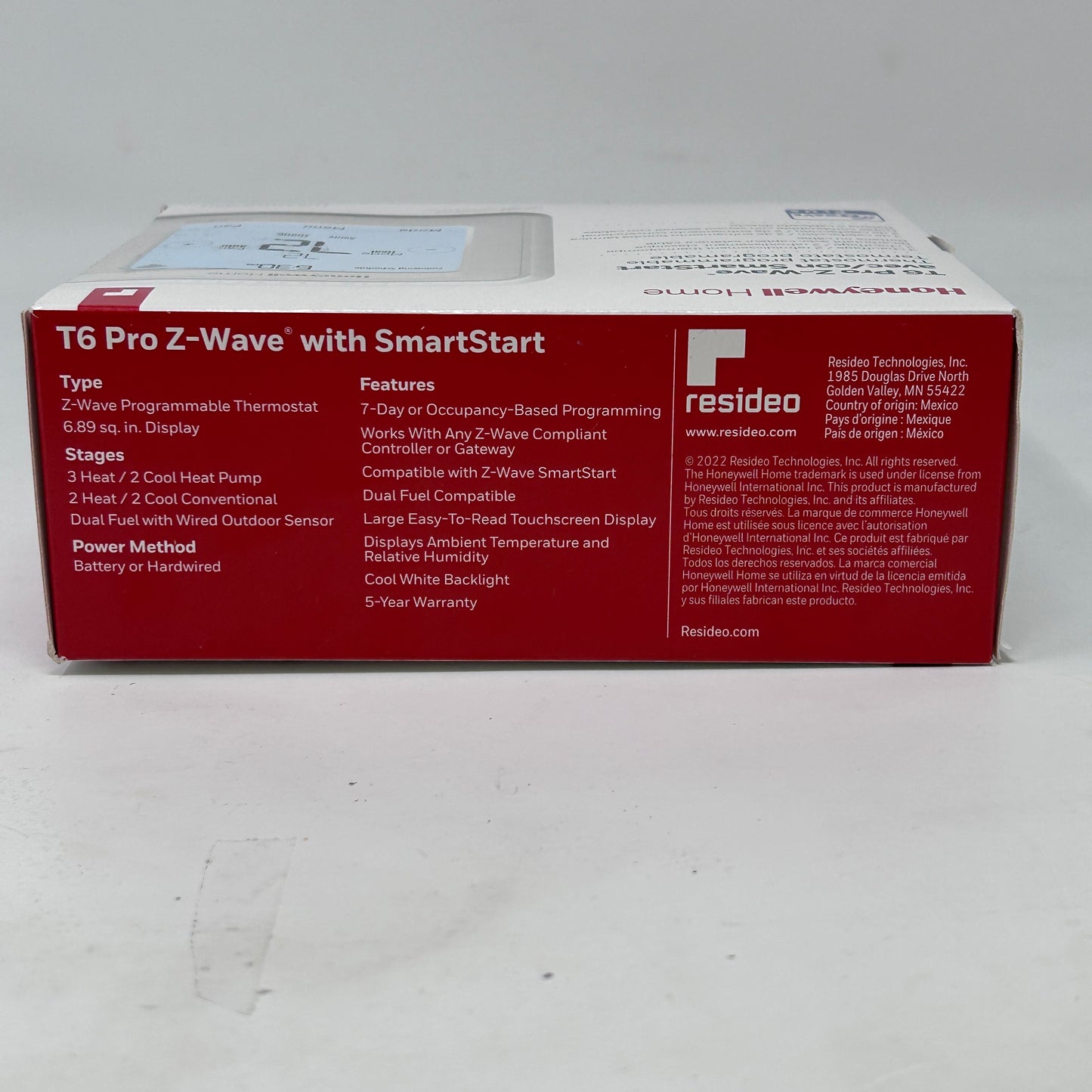 New Honeywell T6 Pro Programmable Thermostat  TH6320W2007