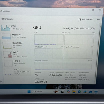 Dell 14 Premium PA14250 14" Core Ultra 7 266V 2.20GHz 8GB RAM 1TB SSD Intel Arc