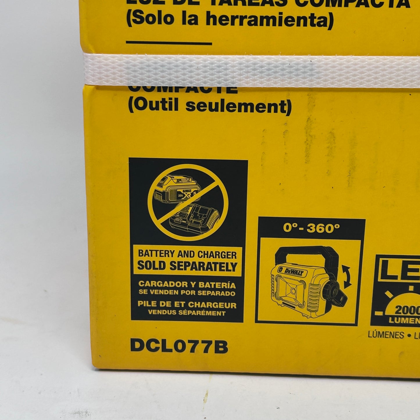 New Dewalt 12v - 20v Max Compact LED Task Light DCL077B