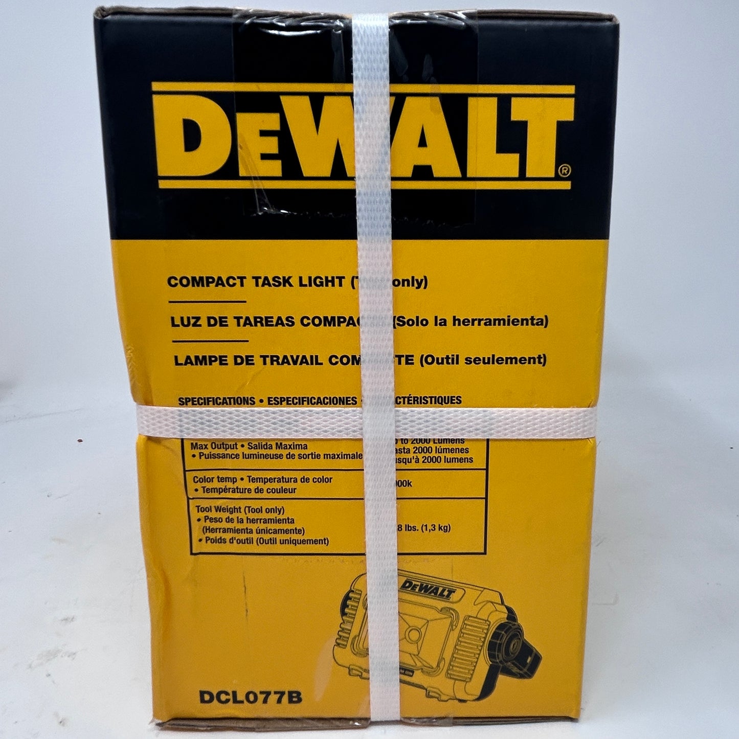 New Dewalt 12v - 20v Max Compact LED Task Light DCL077B