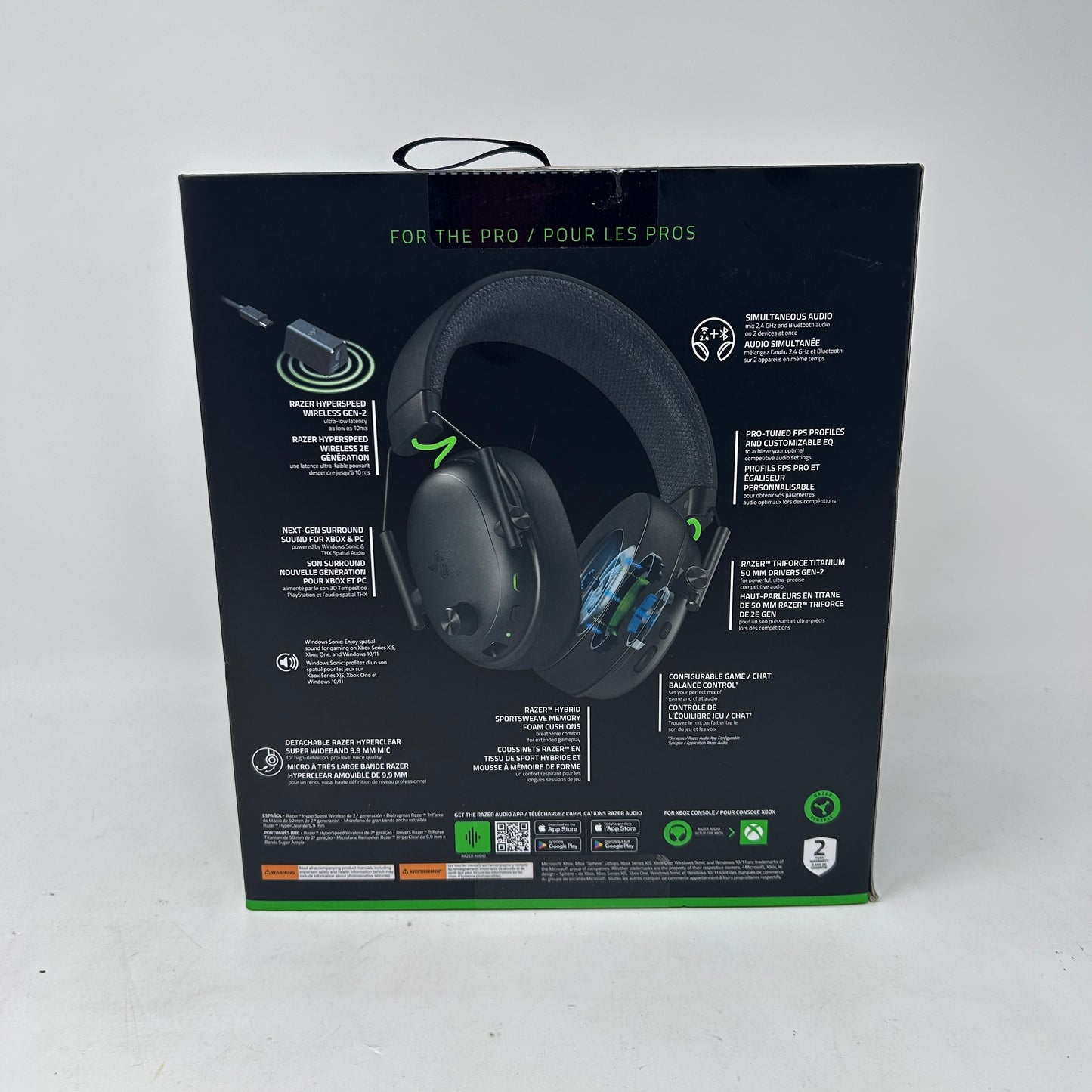 New Razer BlackShark V3 Black RZ04-054 Wireless Gaming Headset Multi-Platform