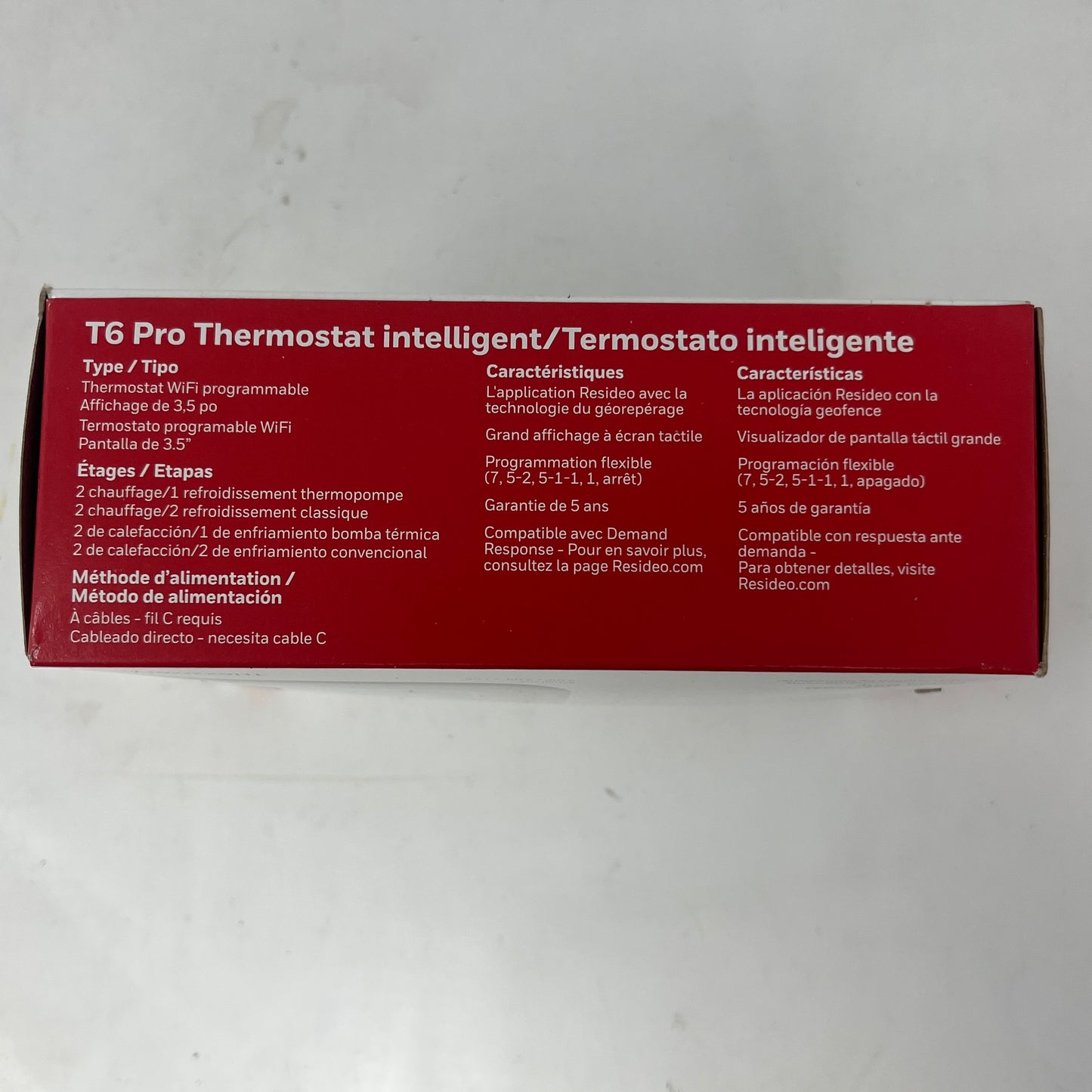 New Honeywell T6 Pro Wi-Fi Programmable Thermostat TH6220WF2006/U