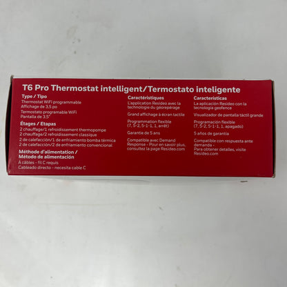 New Honeywell T6 Pro Wi-Fi Programmable Thermostat TH6220WF2006/U