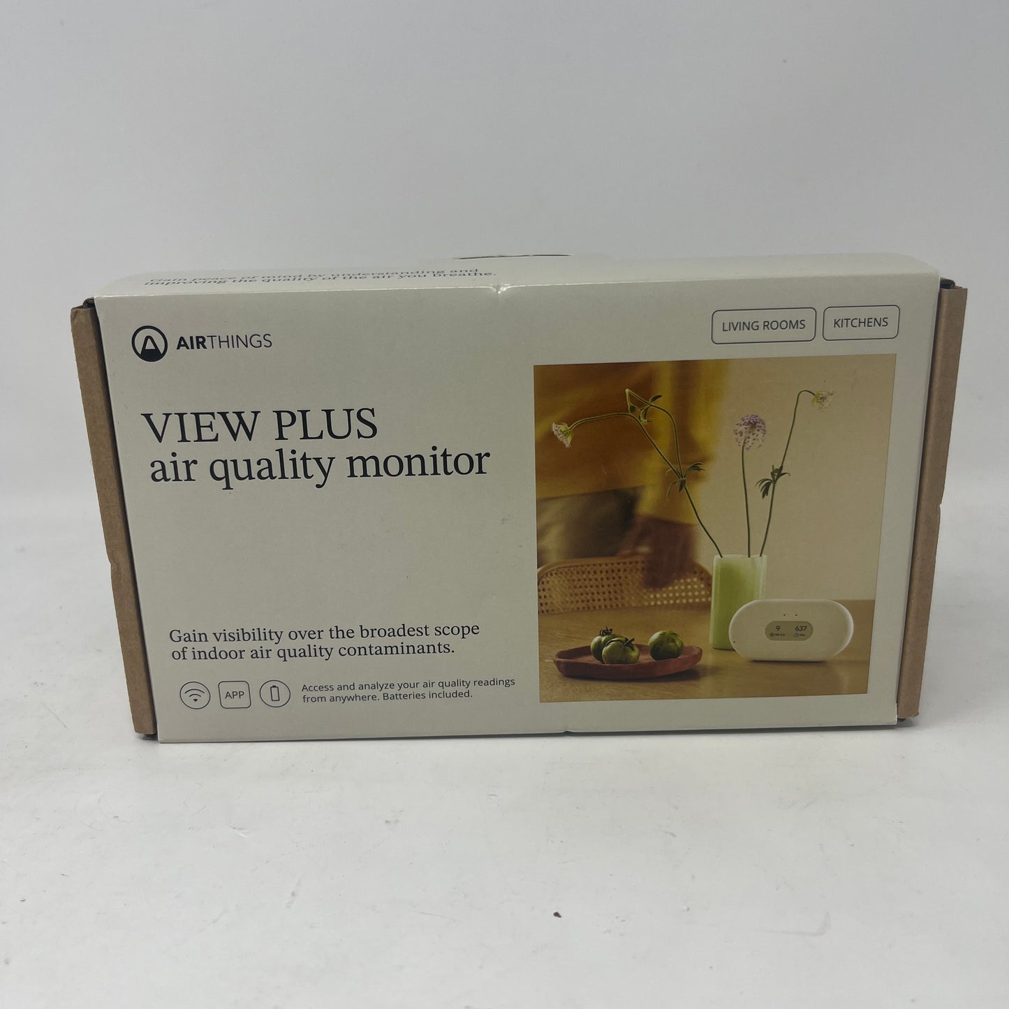  New Airthings View Plus 2960 Radon & Air Quality Monitor
