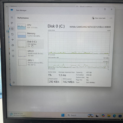 AsusTUF Dash F15 FX516PM 15.6" i7-11370H 3.3GHz 16GB RAM 512GB SSD GeForce RTX 