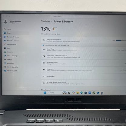 AsusTUF Dash F15 FX516PM 15.6" i7-11370H 3.3GHz 16GB RAM 512GB SSD GeForce RTX 