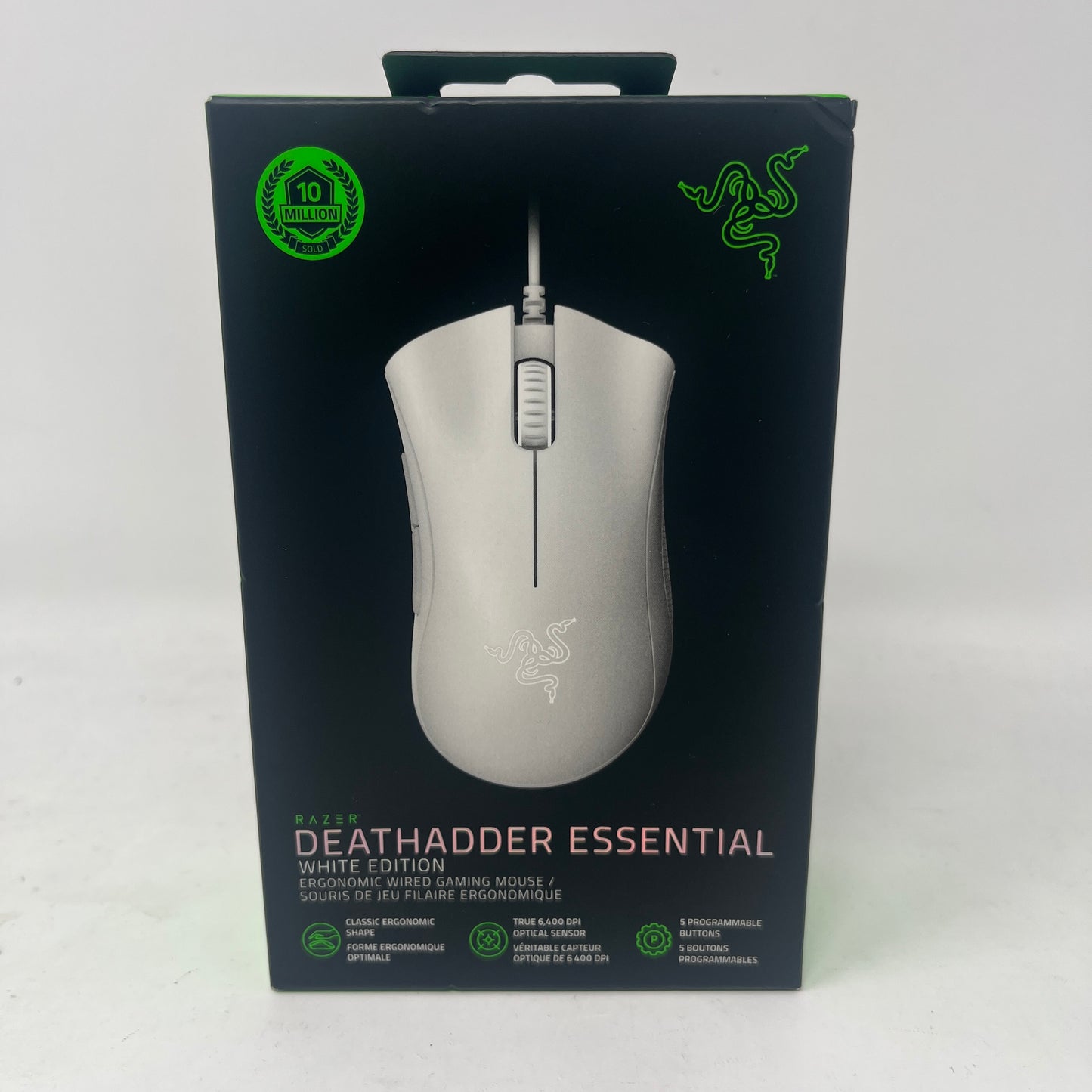 New Razer Deathadder Essential Gaming MouseRZ01-04630200-R3U1