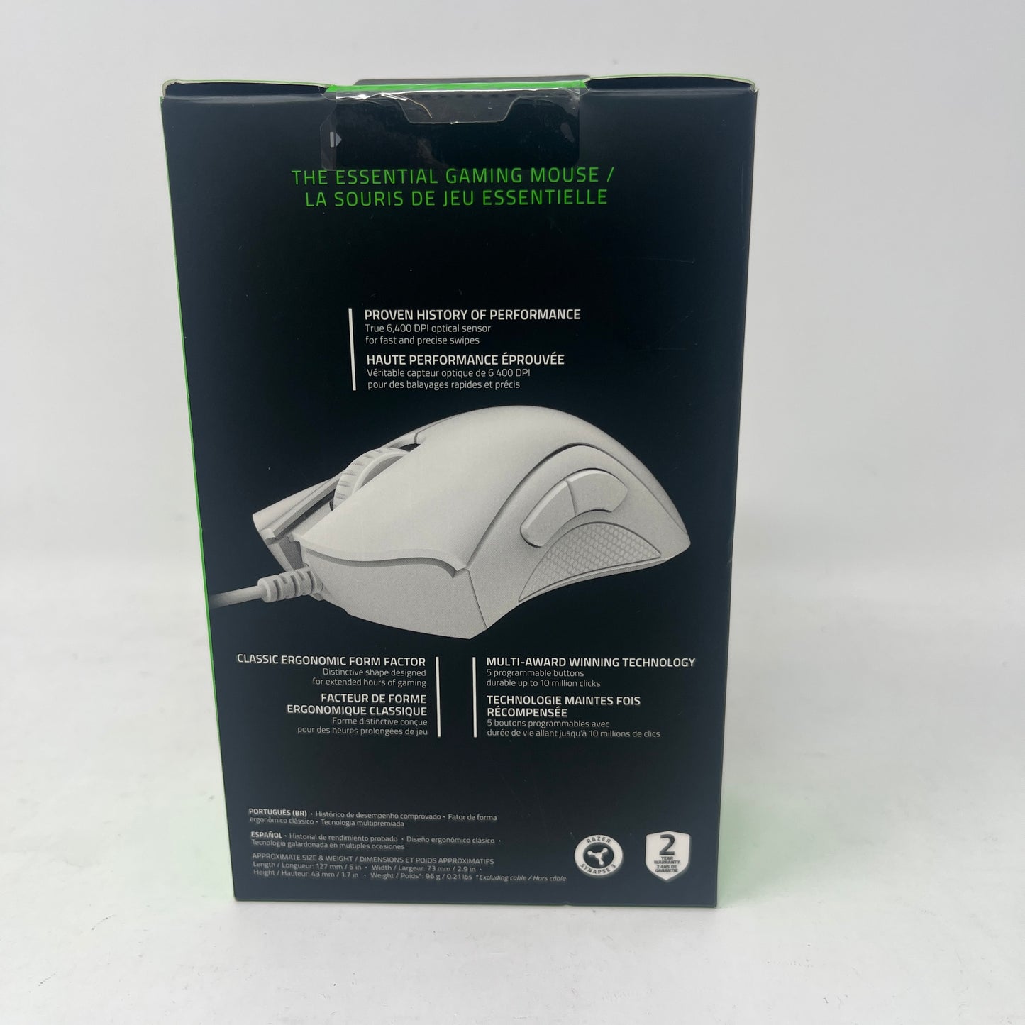 New Razer Deathadder Essential Gaming MouseRZ01-04630200-R3U1