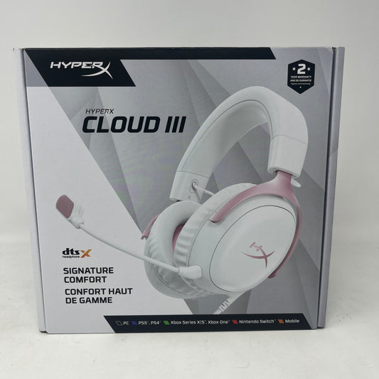 HyperX Cloud III Wired Gaming Headset for PC/PlayStation 4/5/Nintendo Switch