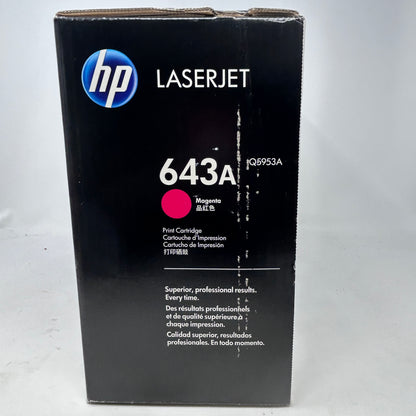New Hp Laser Jet 643A Toner Cartridge Magenta Q5953A
