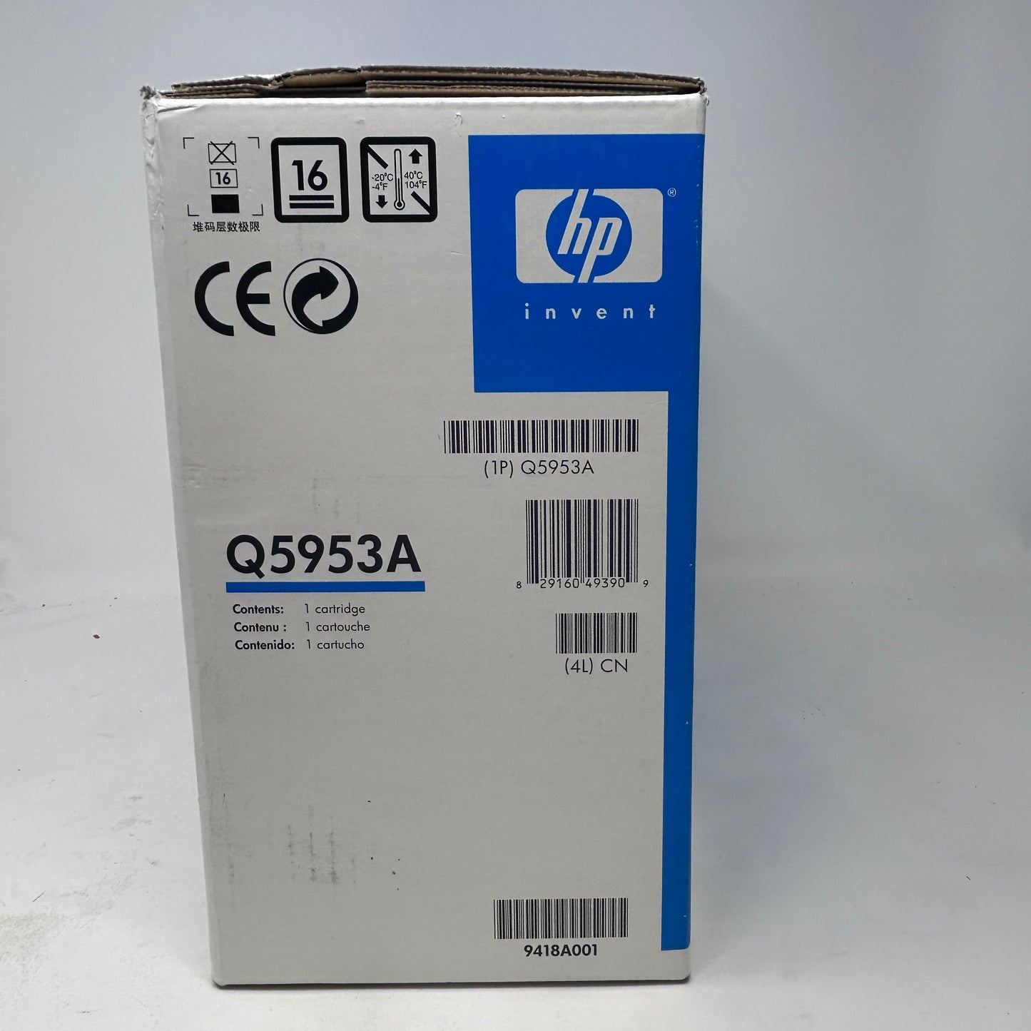 New Hp Color Laserjet Toner Magenta  Cartridge Q5953A