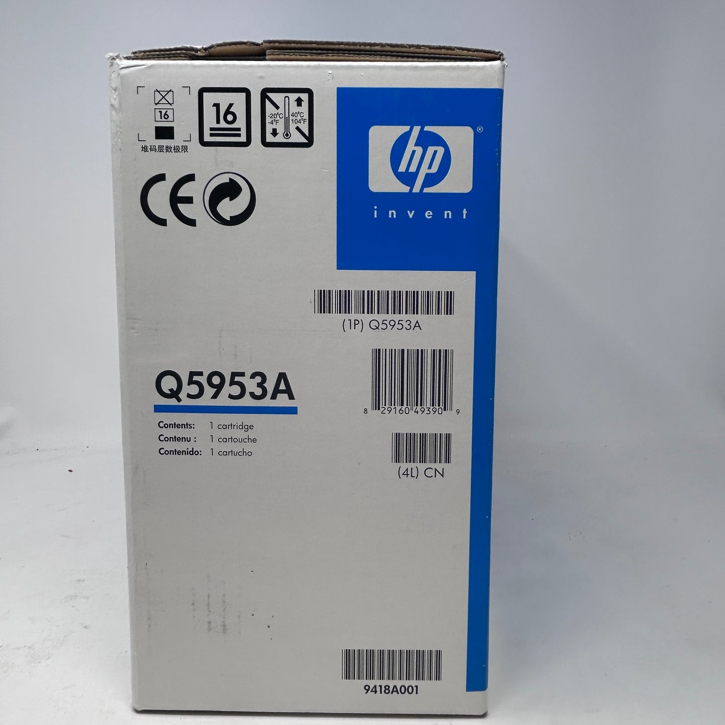 New Hp Color Laserjet Toner Magenta  Cartridge Q5953A