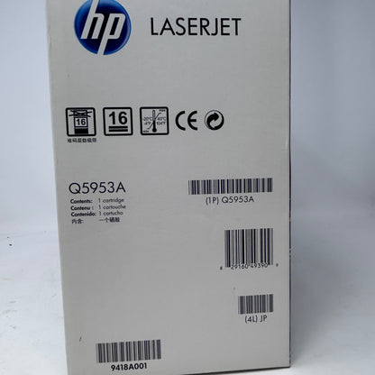 New HP LaserJet 643A Toner Cartridge Magenta Q5953A