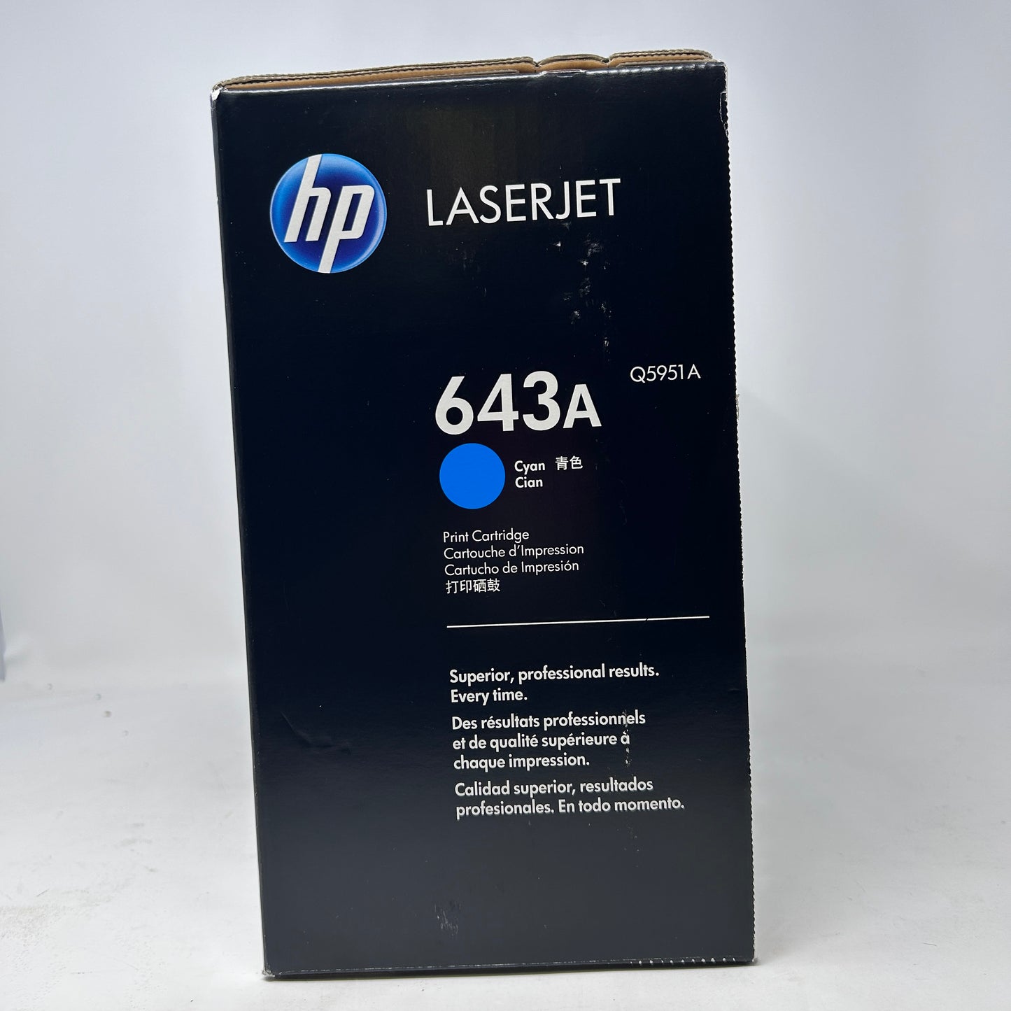 New HP LaserJet 643A Toner Cartridge Cyan Q5951A