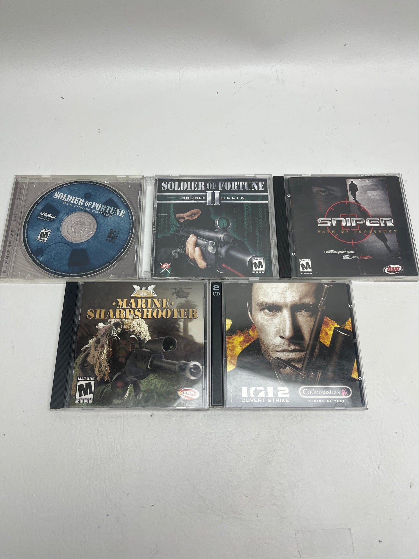 Lot of 5 Games PC Generic 