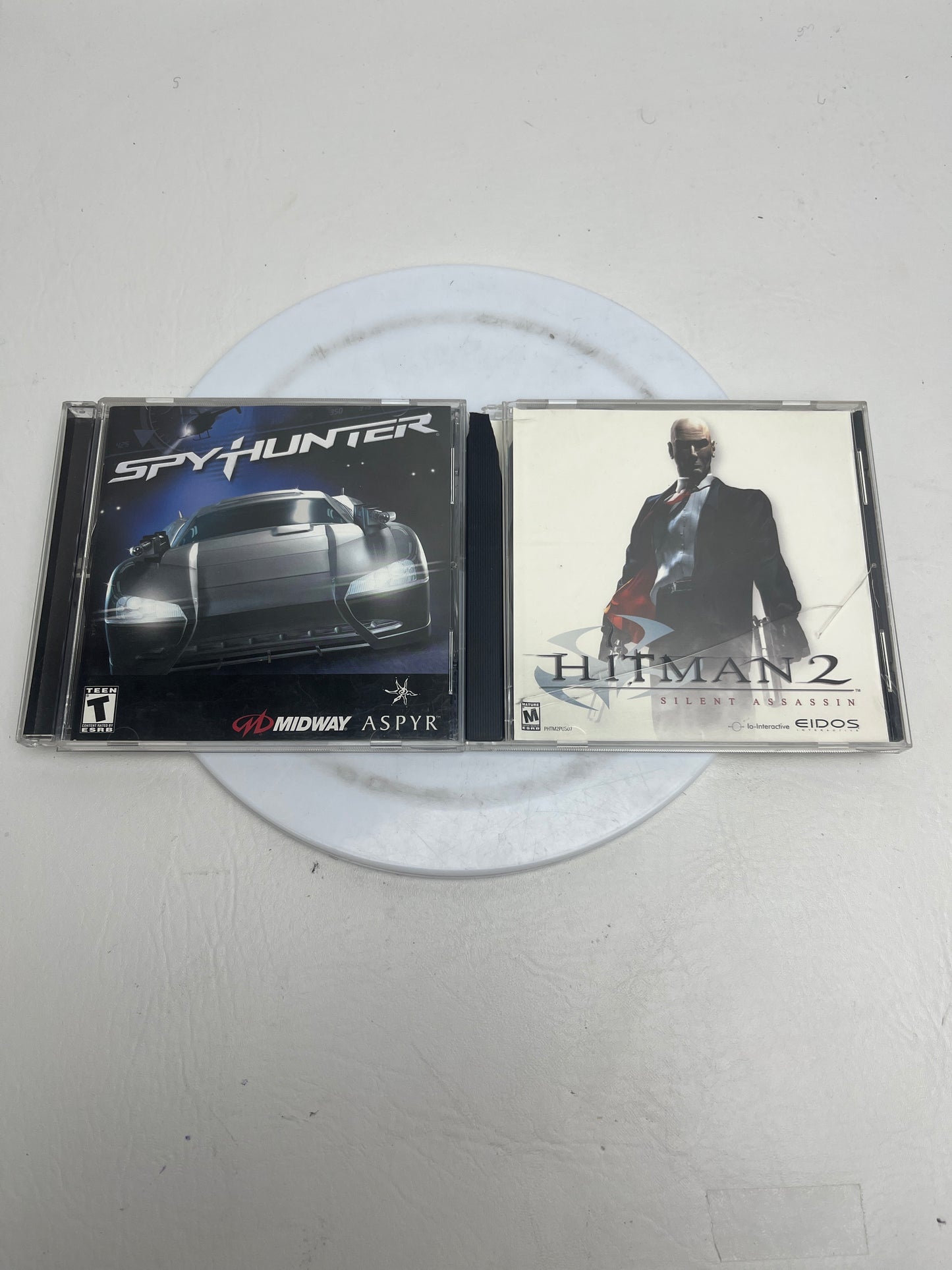 Lot of 2  Games PC Generic Spy Hunter & Hitman
