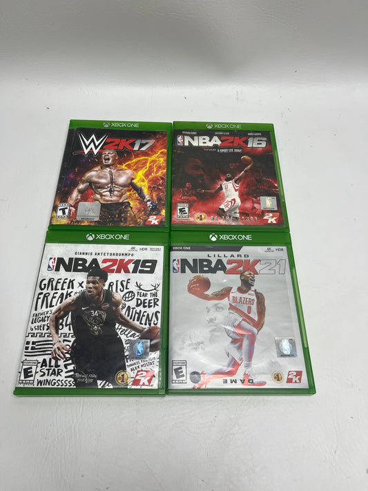 Lot of 4 Games Microsoft Xbox One 