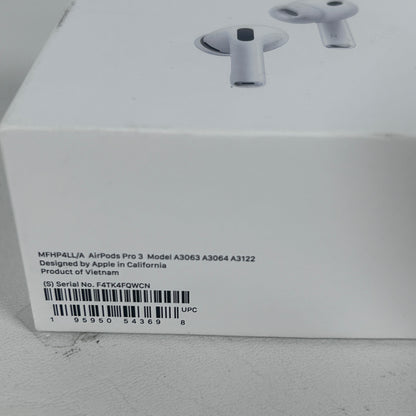 Apple AirPods Pro 3rd Gen MFHPALL/A A3063 A3064 A3122 Wireless Earbuds USB-C