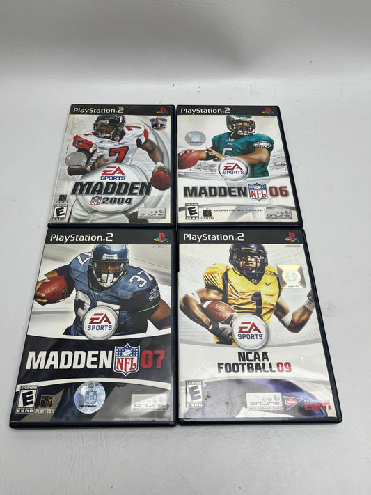Lot of 4 Games Sony PlayStation 2 PS2 