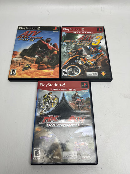 Lot of 3 Games Sony PlayStation 2 PS2 