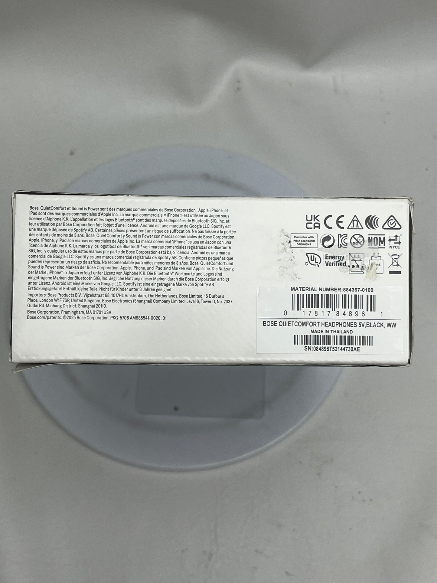 Bose QuietComfort Wireless Over-Ear Headphones Black