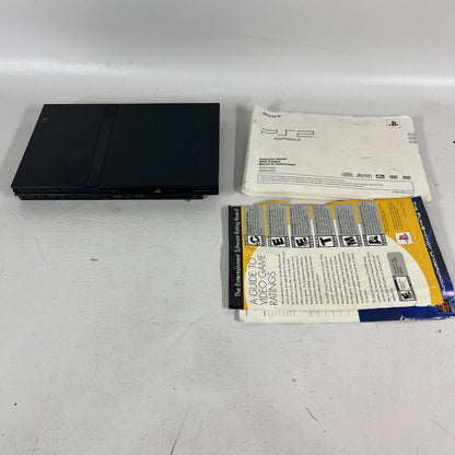Sony PlayStation 2 Slim PS2 Black Console Gaming System SCPH-75001
