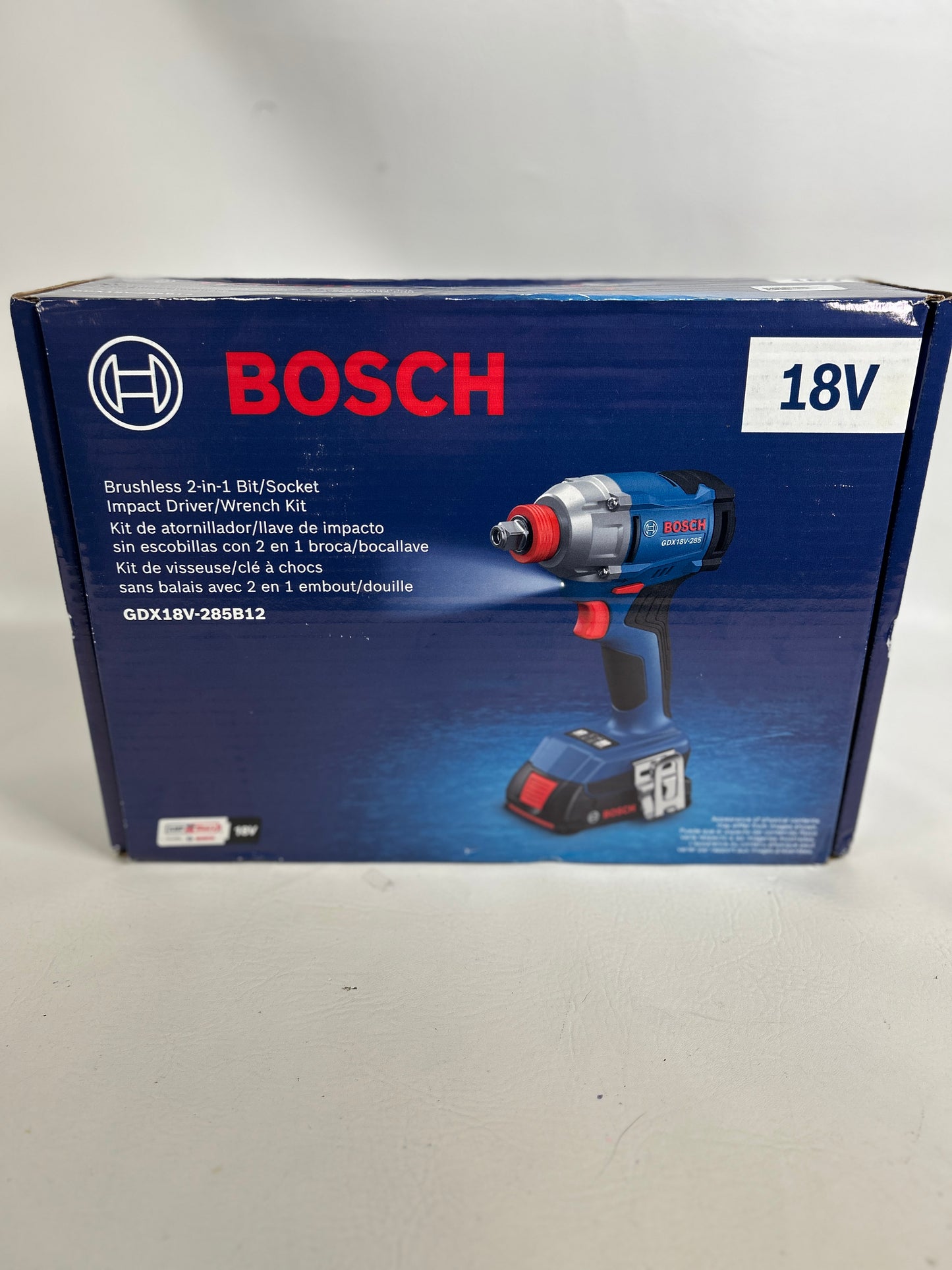 New Bosch 06019N2112 18V GDX18V-285B12-RT