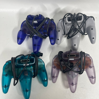 Lots of 4 Nintendo 64 N64 Original Controller