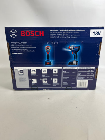 New Bosch 06019N2112 18V GDX18V-285B12-RT