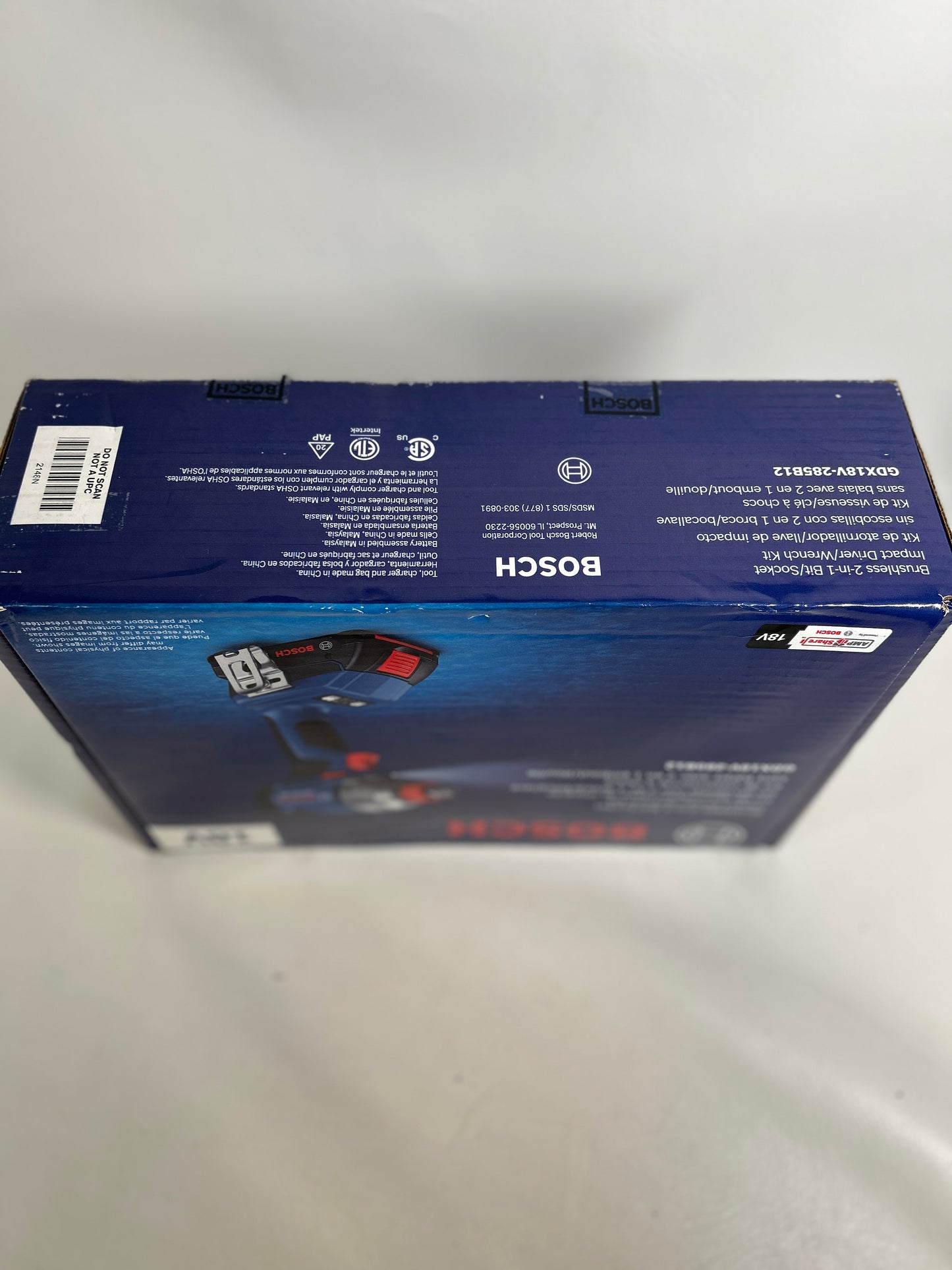 New Bosch 06019N2112 18V GDX18V-285B12-RT