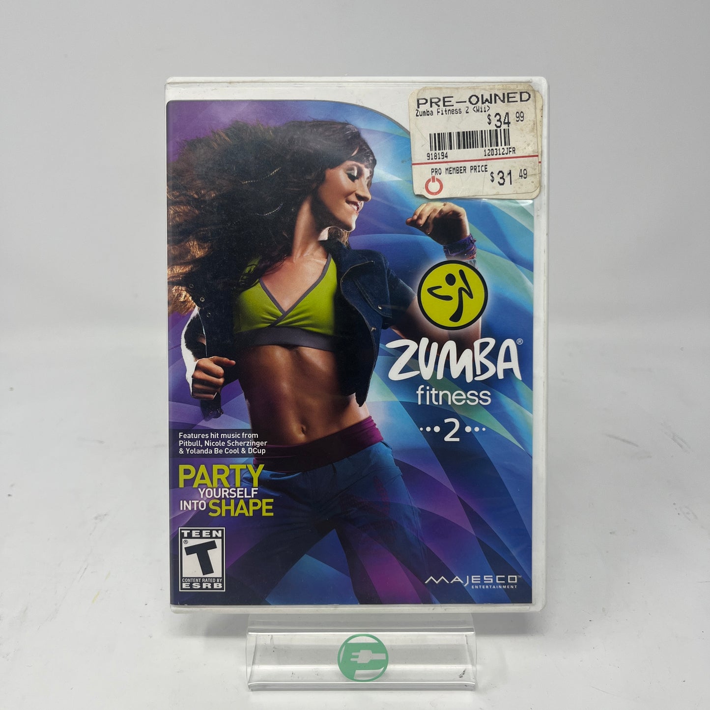 Lot of 3 Nintendo Wii Games Just Dance Summer Party Disney Party Zumba Fitness 2