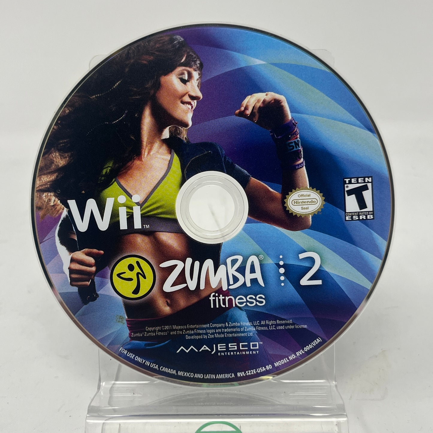 Lot of 3 Nintendo Wii Games Just Dance Summer Party Disney Party Zumba Fitness 2