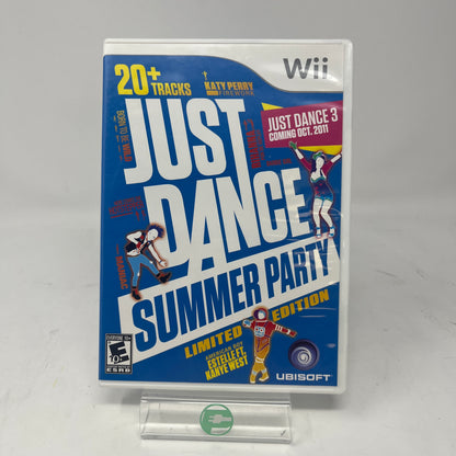 Lot of 3 Nintendo Wii Games Just Dance Summer Party Disney Party Zumba Fitness 2