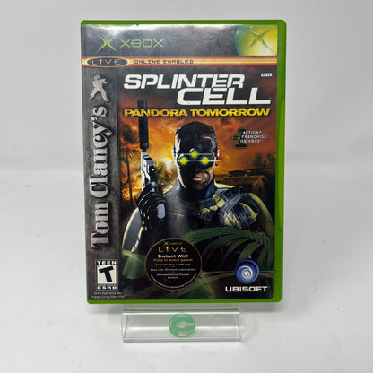 Lot  3 Xbox Tom Clancy Game  Splinter Cell Chaos Theory Pandora Tomorrow Ghost