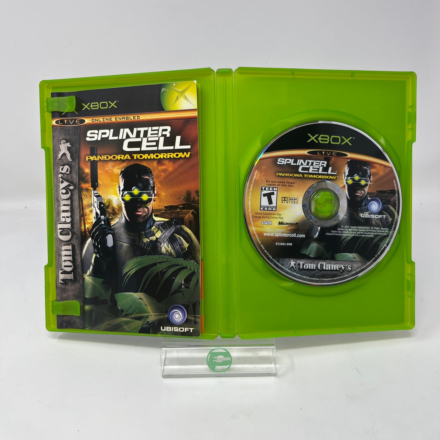 Lot  3 Xbox Tom Clancy Game  Splinter Cell Chaos Theory Pandora Tomorrow Ghost